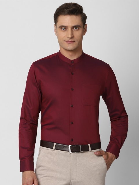 

Peter England Elite Men Maroon Slim Fit Formal Shirt