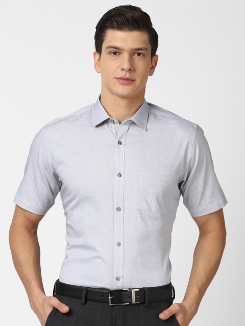 

Van Heusen Men Grey Formal Shirt