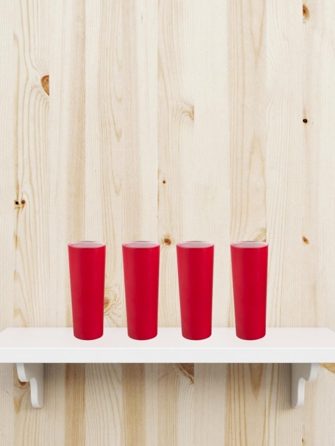

BAR BOX Set Of 4 Red Tequila Shot Glasses