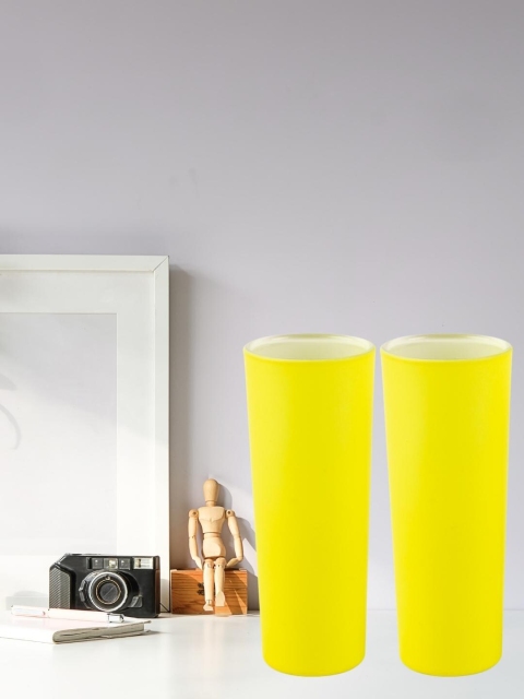 

BAR BOX Set Of 4 Yellow Solid shot Glass