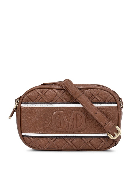 

Da Milano Brown Leather Half Moon Sling Bag