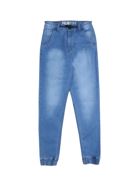 

Gini and Jony Boys Blue Jogger Heavy Fade Jeans
