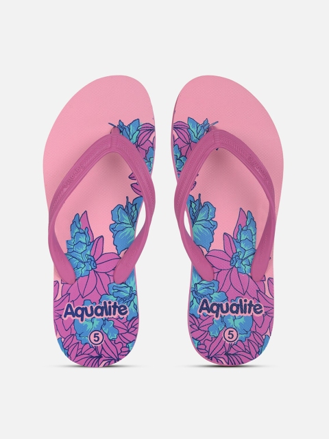

Aqualite Women Pink Rubber Slip-On