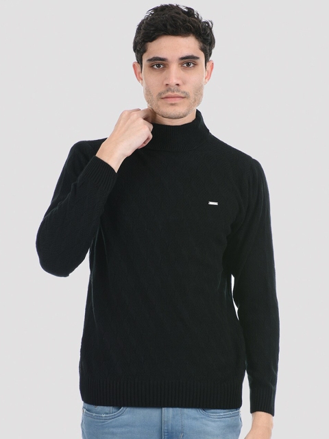 

Cloak & Decker by Monte Carlo Men Black Solid Pullover
