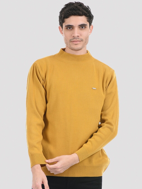 

Cloak & Decker by Monte Carlo Men Mustard Pullover