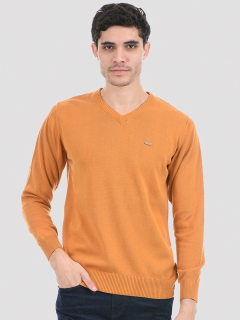 

Cloak & Decker by Monte Carlo Men Orange Pullover