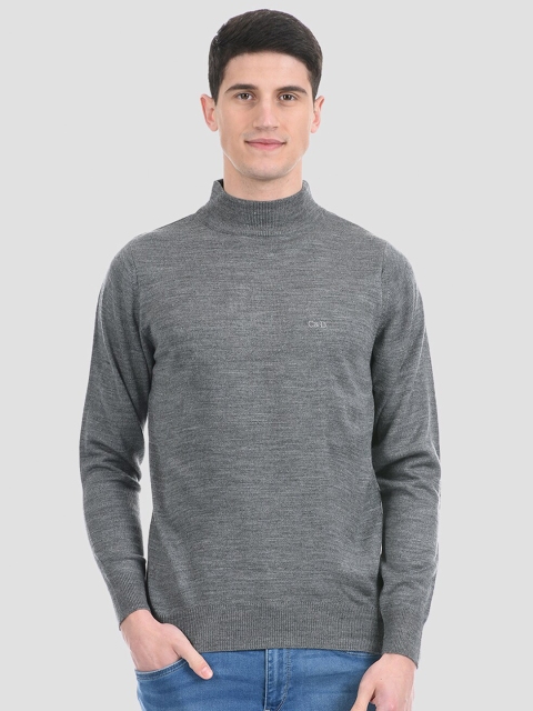 

Cloak & Decker by Monte Carlo Men Grey Melange Pullover