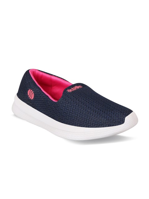 

Action Men Navy Blue Mesh Running Non-Marking Sports Shoes