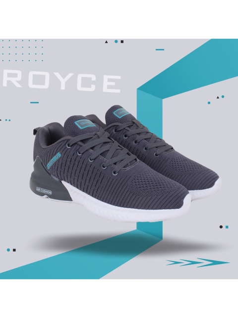 

Columbus Men Grey Mesh Running Shoes