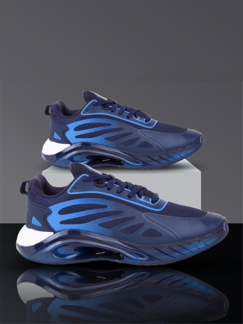 

Columbus Men Navy Blue Mesh Running Shoes