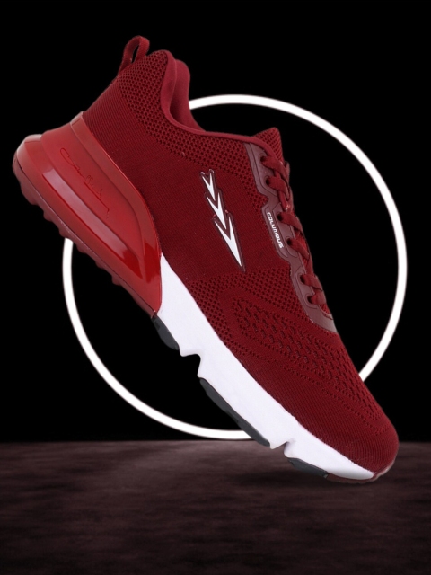 

Columbus Men Maroon Mesh Running Shoes