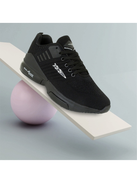 

Columbus Men Black Mesh Running Shoes
