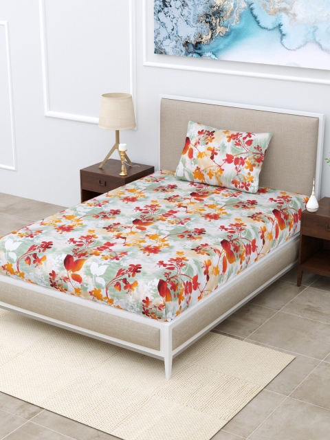 

BOMBAY DYEING Unisex Multi Bedsheets, Green