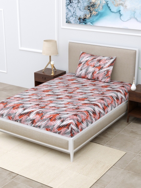 

BOMBAY DYEING Unisex Multi Bedsheets, White