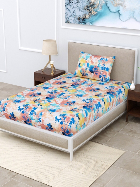 

BOMBAY DYEING Unisex Multi Bedsheets, Blue