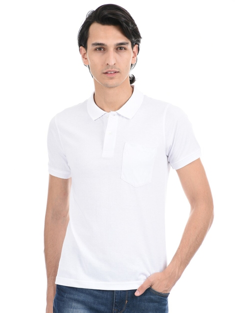 

Cloak & Decker by Monte Carlo Men Polo Collar T-shirt, White