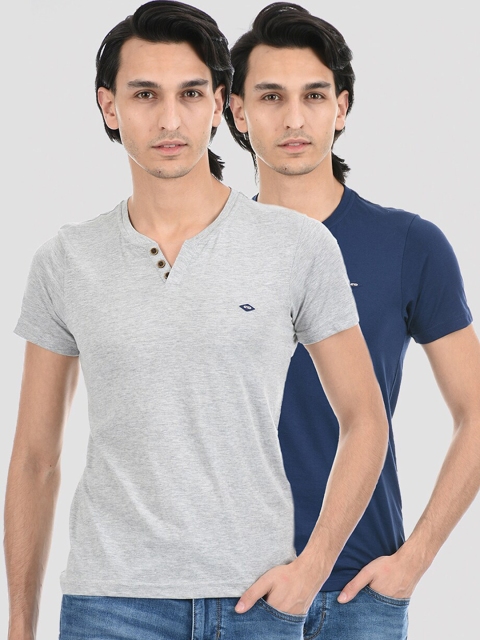 

Cloak & Decker by Monte Carlo Men Pack Of 2 T-shirts, Grey