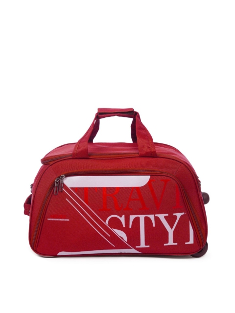 

NOVEX Red Duffle Trolley Bag