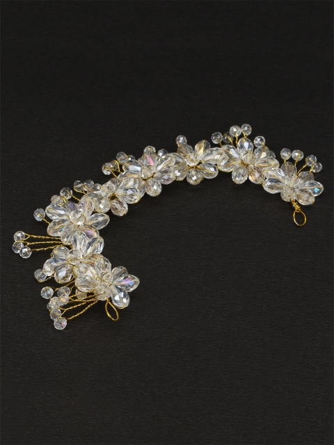 

Krelin Women Flowers Gold-Toned & White Hair Accessory