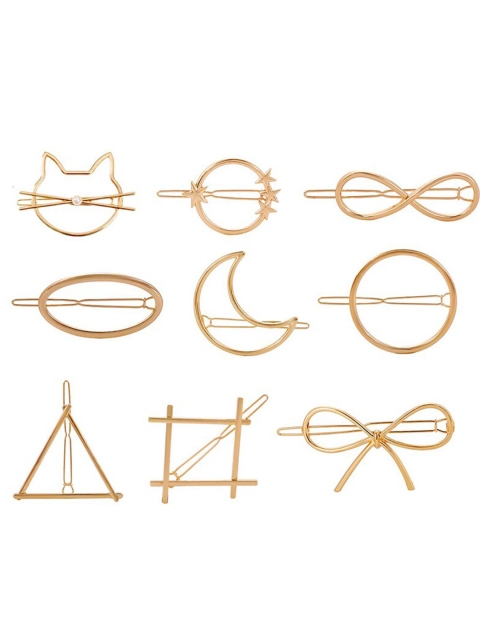 

Krelin Women Pack of 12 Gold-Toned Bobby Pins
