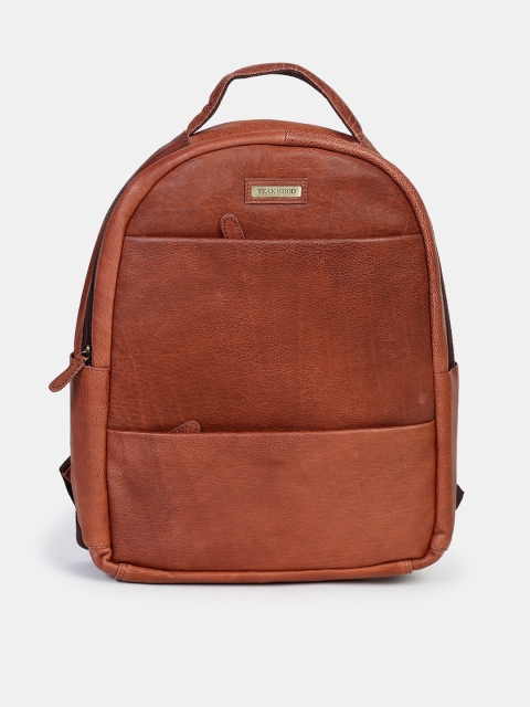 

Teakwood Leathers Unisex Tan Backpacks