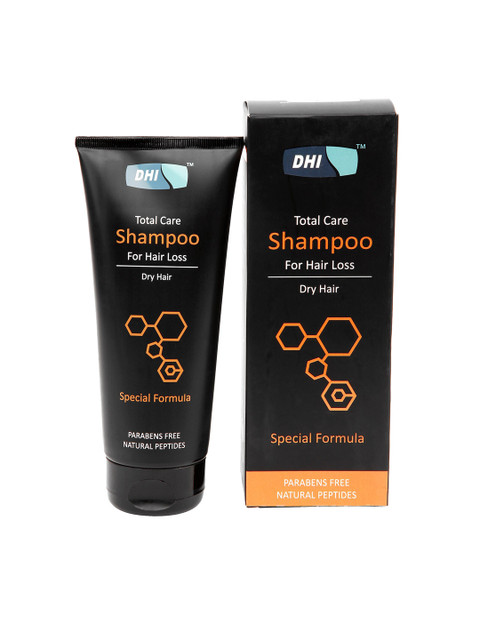 

DHI Total Care Dry Hair Shampoo for Hair Loss with Green Coffee Bean - 200ml, Black