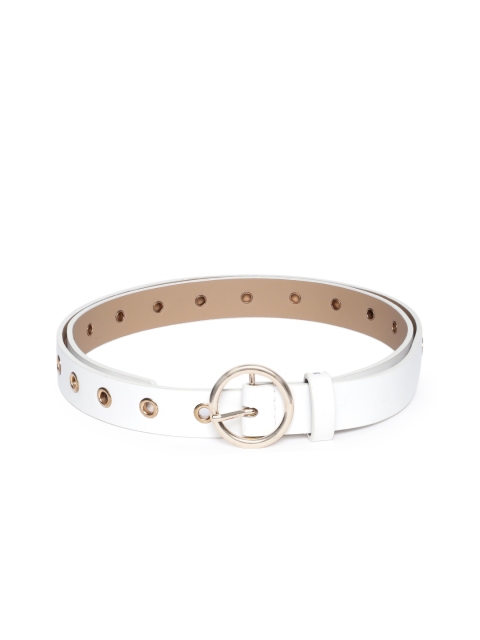 

Pipa Bella Women White Faux Leather Studded Belt