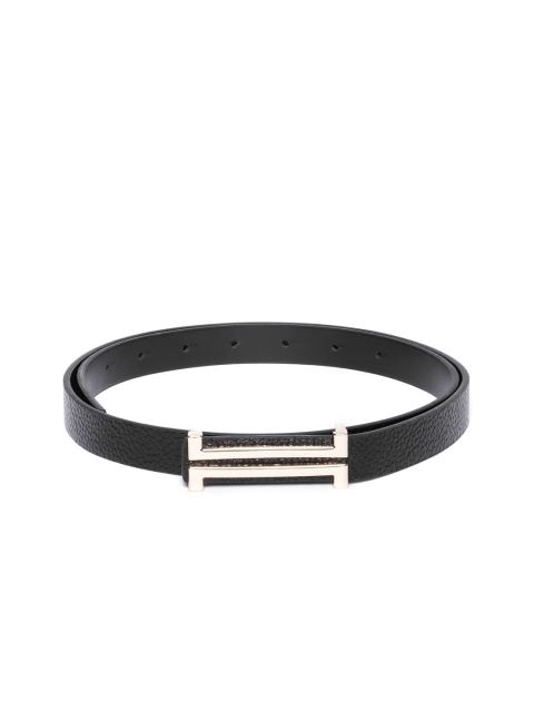 

Pipa Bella Women Black Faux Leather Textured Belt