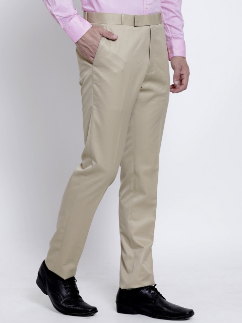 

RG DESIGNERS Men Khaki Slim Fit Trousers