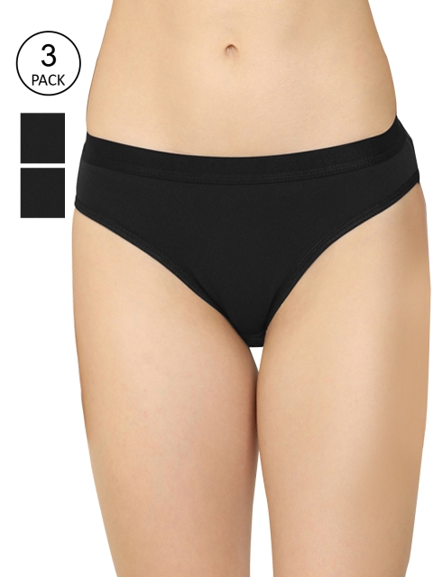 

Cup's-In Women Pack Of 3 Assorted Hipster Briefs, Multi