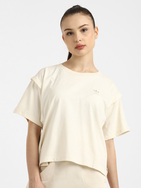 

ADIDAS Originals Women Multicoloured Extended Sleeves Slim Fit T-shirt, Multi