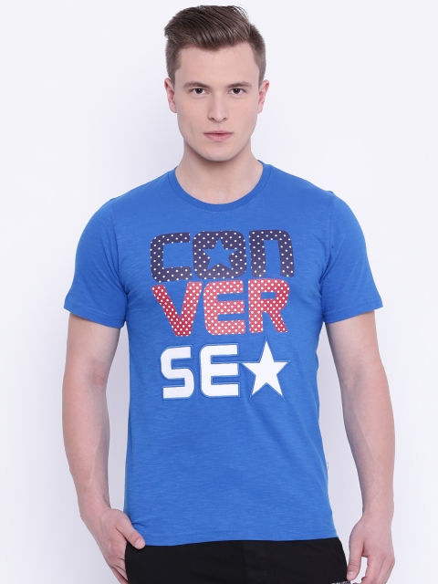 

Converse Blue Printed T-shirt