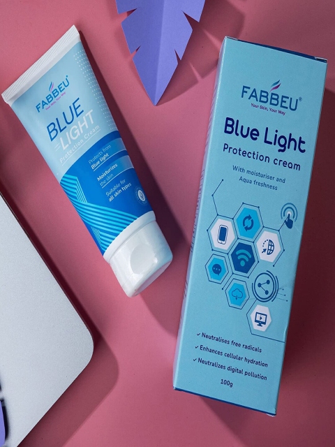 

FABBEU Set Of 2 Bluelight Cream & Zip it Zits Day Cream, White