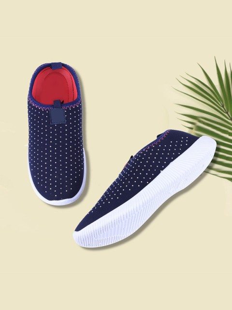 

FABBMATE Women Navy Blue Walking Non-Marking Shoes