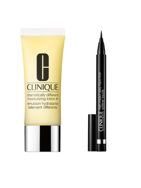

Clinique Set of Dramatically Different Lotion 15 ml & High Impact Easy Liquid Liner, Black