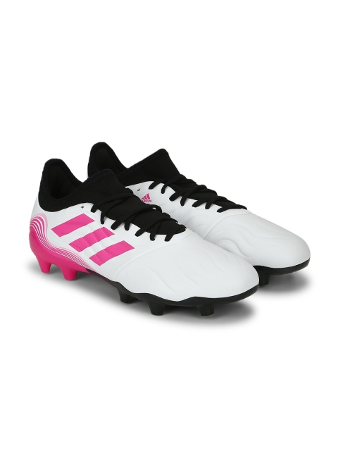 

ADIDAS Men White Leather Football Copa Sense.3 Firm Ground Boots