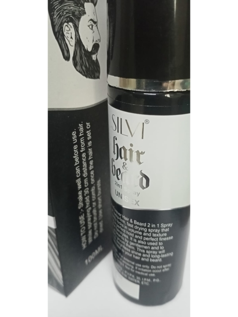 

SILVI Hair & Beard Fixer Spray 100 ml, Black
