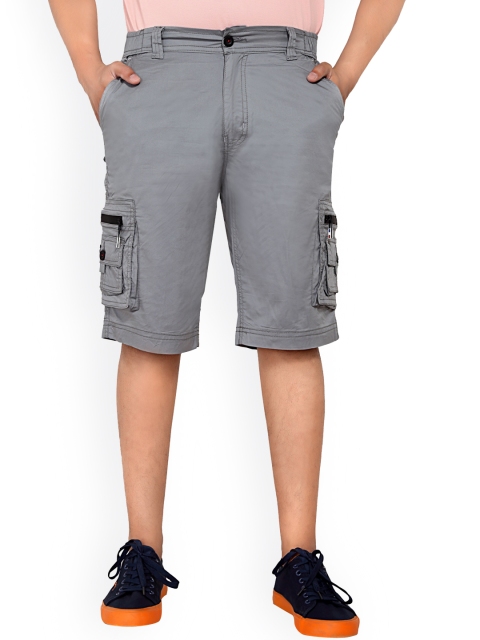 

AEROCRAFT Men Grey Cargo Shorts