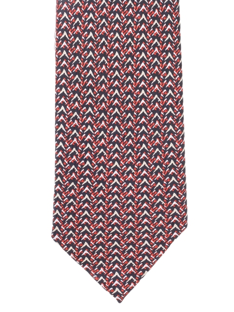 

Alvaro Castagnino Men Red & Navy Printed Tie