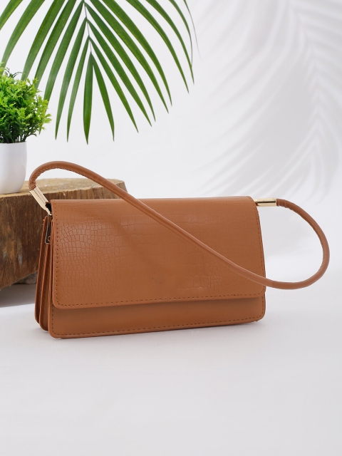 

Apsis Brown Structured Handheld Bag