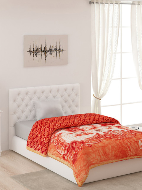 

Monte Carlo Red & Off White AC Room Single Bed Blanket