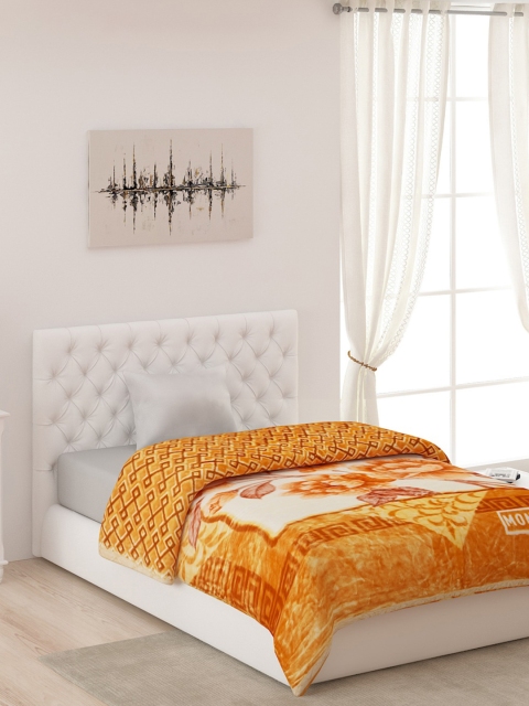 

Monte Carlo Orange & White Floral AC Room Single Bed Blanket