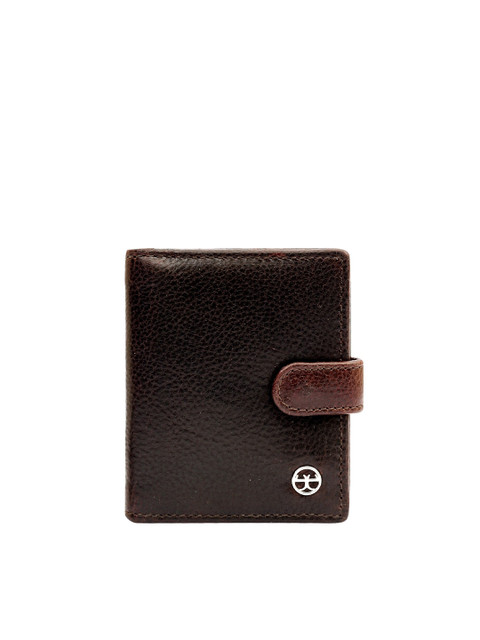 

Eske Unisex Brown Leather Card Holder