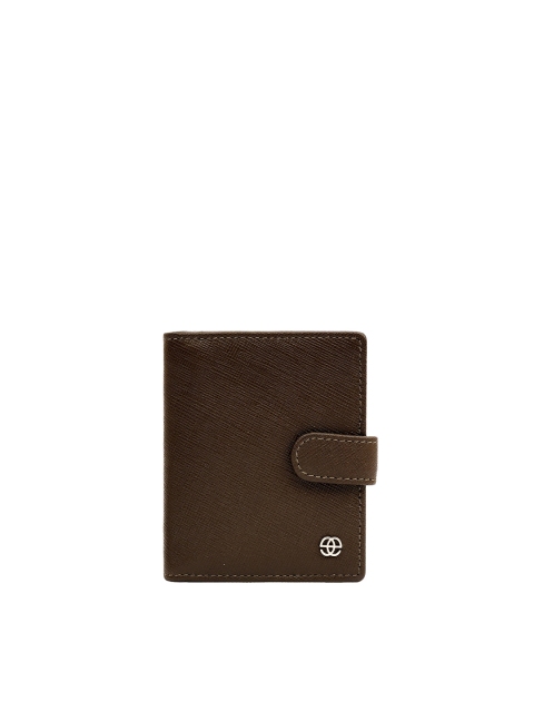 

Eske Unisex Brown Leather Card Holder