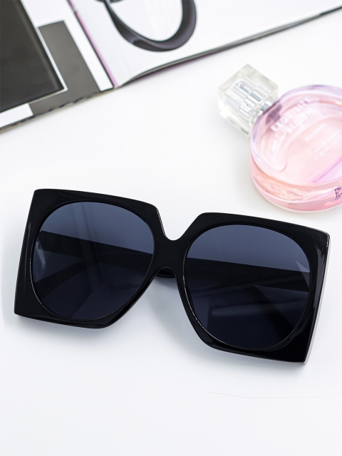 

Bellofox Women Blue Lens & Black Square Sunglasses