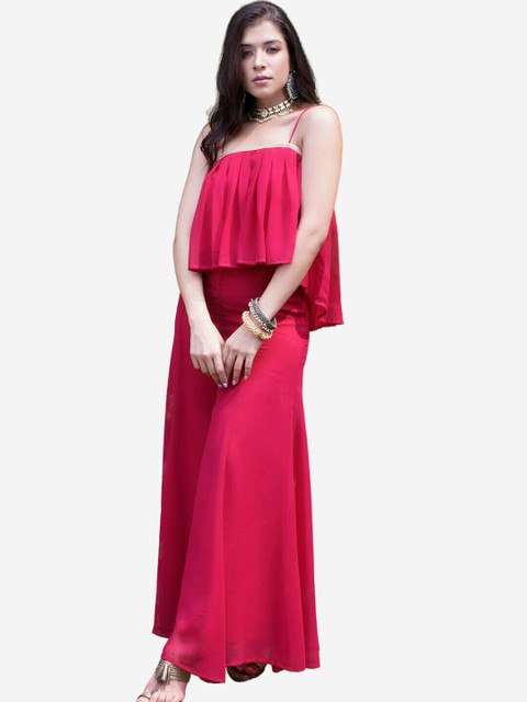 

Alaya By Stage3 Women Pink Georgette Palazzos