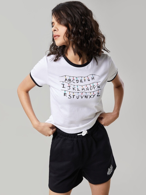 

The Souled Store Women Black Shorts