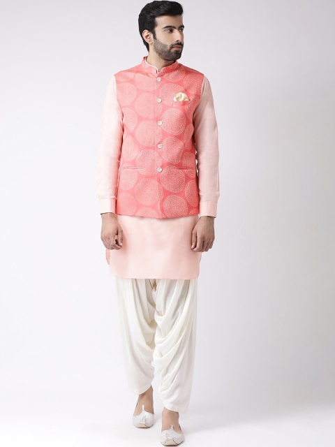 

KISAH Men Pink Kurta with Patiala