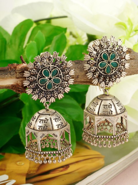 

Urmika Women Green Classic Jhumkas Earrings