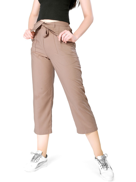 

ZINNIA Women Beige Original Trousers